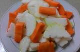 Mẹo muối su hào, cà rốt cực ngon khiến cả nhà ngây ngất