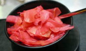 Tuyệt chiêu làm gừng hồng sushi ngâm chua ngọt - giòn thơm chuẩn vị Nhật Bản