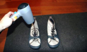 Vừa giặt giày thì trời mưa, đây là cách để làm khô giày nhanh chóng