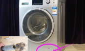Có 1 công tắc ẩn trong máy giặt, cứ nhấn nút nước bẩn tự chảy hết ra ngoài, tiết kiệm tiền triệu