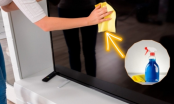 Lau màn hình TV bằng giấy ăn hay nước lã sai bét: Lấy thứ này lau 1 lần là hết sạch bụi
