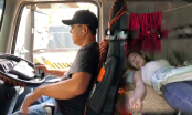 Buồng lái phía sau tài xế xe tải lớn luôn có 1 người phụ nữ, họ làm gì trên xe?
