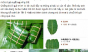 Lá chuối Việt Nam giá nửa triệu đồng được rao bán tràn lan trên mạng ở Nhật Bản