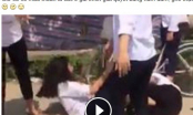 Xôn xao clip nữ sinh cấp 2 đánh nhau vì ghen tuông