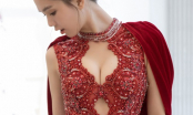 Cận cảnh chiếc váy xẻ ngực 2.000 USD của Ngọc Trinh