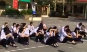Giáo viên phạt học sinh chạy 10 vòng sân trường và ngồi giữa trời nắng