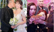 Hoa hậu làng hài Thu Trang bất ngờ trúng quả lớn khi đi dự đám cưới Trấn Thành