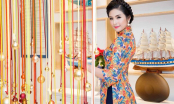 Hoa hậu Ngọc Hân mặc áo dài đi ăn đêm ở Hội An