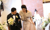 Lấy chồng đại gia, Hoa hậu Thu Ngân vẫn phải mặc lại váy cưới hơn 500 triệu