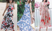 Váy maxi họa tiết hoa 'càn quét' xu hướng thời trang hè 2017