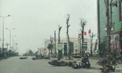 Phú Thọ: Giông lốc quật ngã hàng chục chiếc xe máy nằm la liệt trên đường