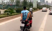 Clip: Truy tìm người lái xe máy bằng chân trên đường buýt nhanh BRT