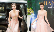 Hoa hậu Đỗ Mỹ Linh diện đầm công chúa đi xe sang đẹp đến mê hồn