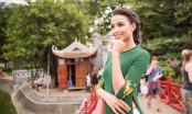 Hoa hậu Pháp diện áo dài đẹp mê hồn dạo phố Hà Nội