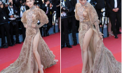 Diện váy gần 1 tỷ, Ngọc Thanh Tâm vẫn suýt 'lộ hàng' ở thảm đỏ Cannes