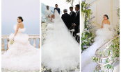 Mê mẩn chiếc váy cưới bồng bềnh như mây trắng của fashionista Hong Kong