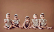 Những hình ảnh siêu dễ thương của 5 đứa trẻ song sinh nhà Kim Tucci ngày ấy