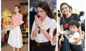 Dàn hoa hậu Việt: Kỳ Duyên, Mỹ Linh và Diễm Hương đi lễ Tổ xin lộc