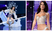 Siêu mẫu Trung Quốc ngã sõng soài, Bella Hadid lộ đầu ngực ở Victoria's Secret Show 2017