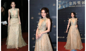 'Nữ diễn viên 18+' Thư Kỳ hở bạo 'đẹp áp đảo' các mỹ nhân trên thảm đỏ Kim Mã