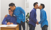 Sau gần 9 năm sóng gió bên nhau, John Huy Trần đã chính thức đính hôn với bạn trai ở Canada