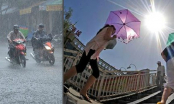 Thời tiết 2 miền đối nghịch, Bắc Bộ mưa to cục bộ, Nam Bộ nắng nóng tiếp tục gia tăng