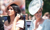 Tương đồng về phong cách nhưng Công nương Kate Middleton và Meghan Markle lại có điểm khác biệt khi chọn mũ đội đầu