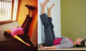 Nằm ngửa đưa chân thẳng lên tường - bài tập đốt mỡ thừa hiệu quả ngay trên giường chỉ với 20 phút mỗi tối