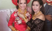 Cô dâu Hậu Giang gây choáng khi đeo 129 cây vàng trĩu cổ trong ngày cưới