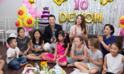 Trương Ngọc Ánh và chồng cũ Trần Bảo Sơn tái hợp trong tiệc sinh nhật con gái 10 tuổi
