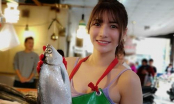 Phụ mẹ bán cá ngoài chợ, cô gái bỗng dưng trở thành mỹ nhân bán cá vì quá xinh đẹp