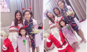 Diễn viên Mai Phương rạng rỡ đón Giáng sinh cùng con gái