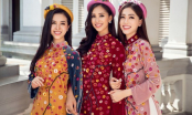 Hoa hậu Tiểu Vy cùng hai Á hậu Việt Nam 2018 rạng rỡ trong tà áo dài đón Xuân