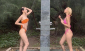 Chi Pu - Quỳnh Anh Shyn diện bikini gợi cảm khoe dáng bốc lửa cùng nhau