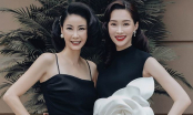 Đặng Thu Thảo đọ dáng cùng hoa hậu đàn chị Hà Kiều Anh trong sắc đen bí ẩn