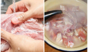 Rửa thịt bằng nước lạnh trực tiếp là dại: Sai lầm kinh điển khiến thịt mất ngon, kém dinh dưỡng, nhiều nhà mắc phải