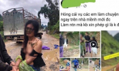 Cô gái trẻ nghi bị nhóm người đánh ghen tới tấp rồi ném chất thải dưới trời mưa gây xôn xao