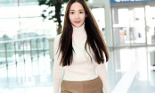 Park Min Young nhìn như nữ thần mùa thu dù chỉ diện áo len cao cổ và quần ống rộng