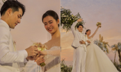 Những khoảnh khắc hạnh phúc, đáng nhớ nhất của Đông Nhi - Ông Cao Thắng trong hôn lễ dưới bầu trời hoàng hôn