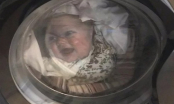 Cha đau tim khi thấy con trong máy giặt, đến khi kiểm tra lại thì mới phát hiện sự thật khó tin