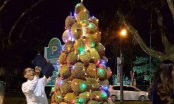 Xuất hiện cây thông Noel nặng mùi nhất năm khiến dân mạng tranh cãi