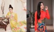 Học sao Việt chọn áo dài cho ngày xuân thêm rực rỡ