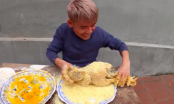 Con trai bà Tân Vlog lại khiến người xem nổi da gà vì trổ tài làm món mới