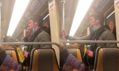 Thanh niên bôi nước bọt lên tàu điện ngầm giữa lúc dịch Covid-19 đang lây lan chóng mặt