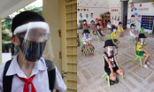 Học sinh đeo kính chắn giọt bắn đến trường: Bác sĩ cảnh báo nguy cơ ảnh hưởng thị lực