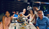 Hồ Ngọc Hà lộ rõ bụng bầu khi chụp hình cùng gia đình Đoan Trang