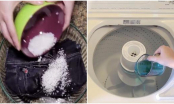 Ném 1 nắm muối vào máy giặt bạn sẽ thấy điều kỳ diệu xảy ra
