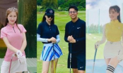 Soi thời trang chơi golf của mỹ nhân Việt: Hòa Minzy bánh bèo, Hương Giang khéo diện đồ đôi bên Matt Liu