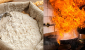 Để bột mì ở cạnh bếp gas đang cháy, cẩn thận cả nhà nổ tung