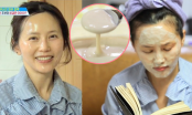 Người phụ nữ Hàn U50 sở hữu làn da căng bóng nhờ vào đắp mặt nạ da heo